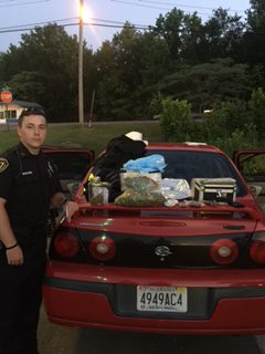 Officer Austin West and found drugs